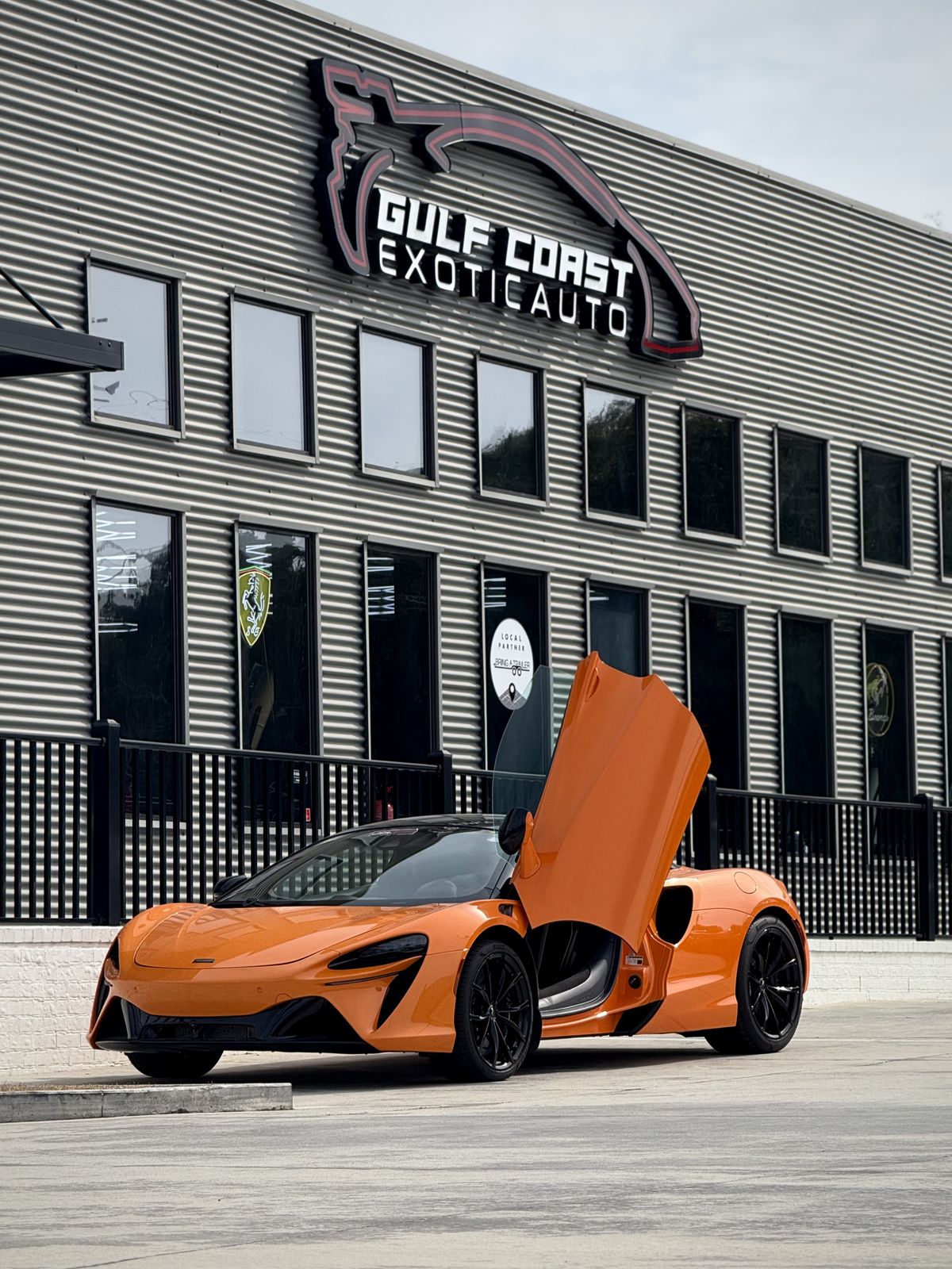 Orange McLaren Artura