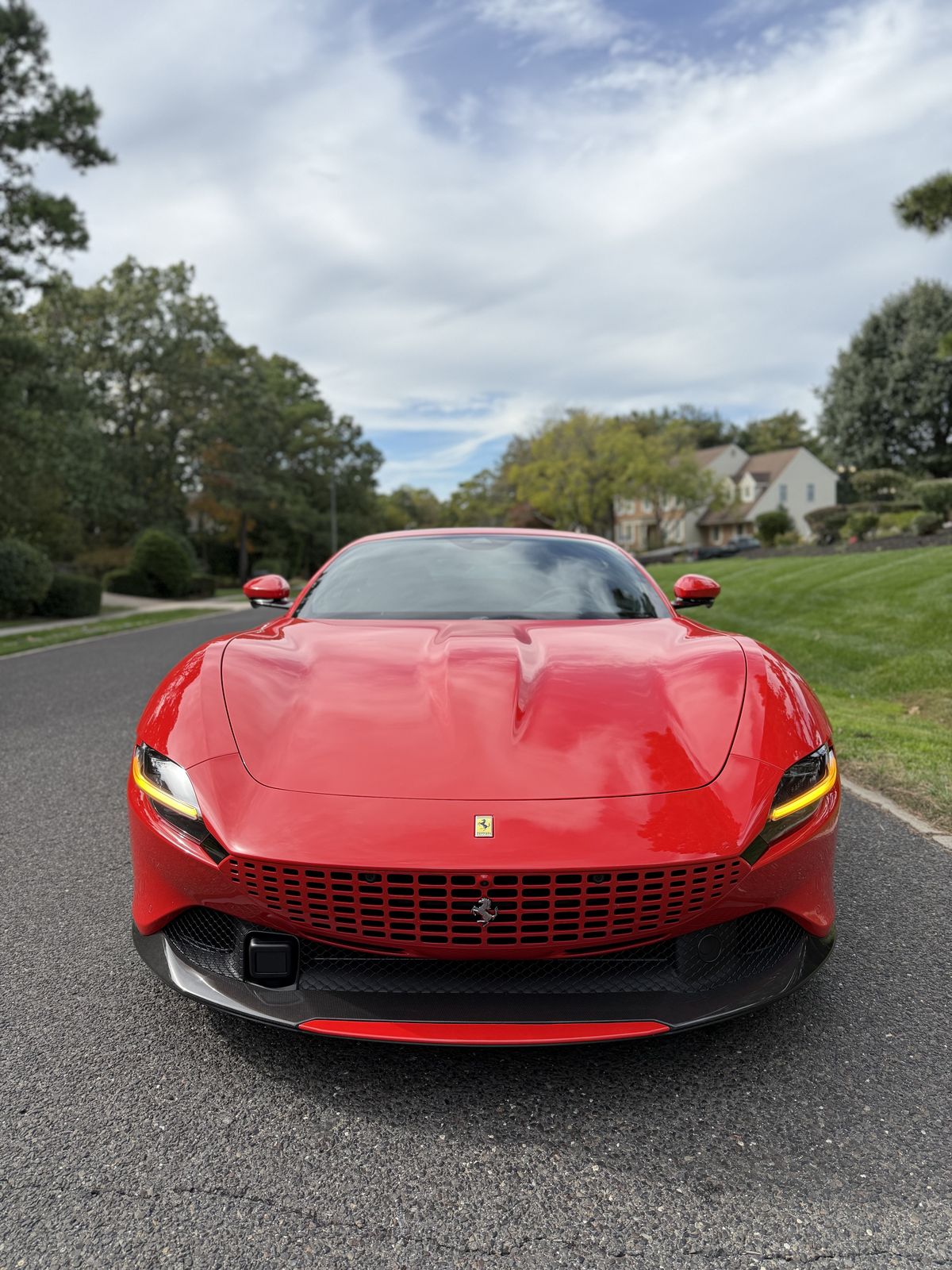 Red Ferrari Roma