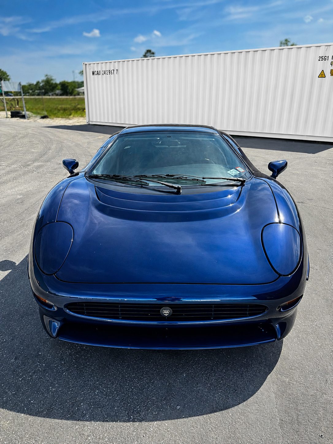 Blue Jaguar XJ220