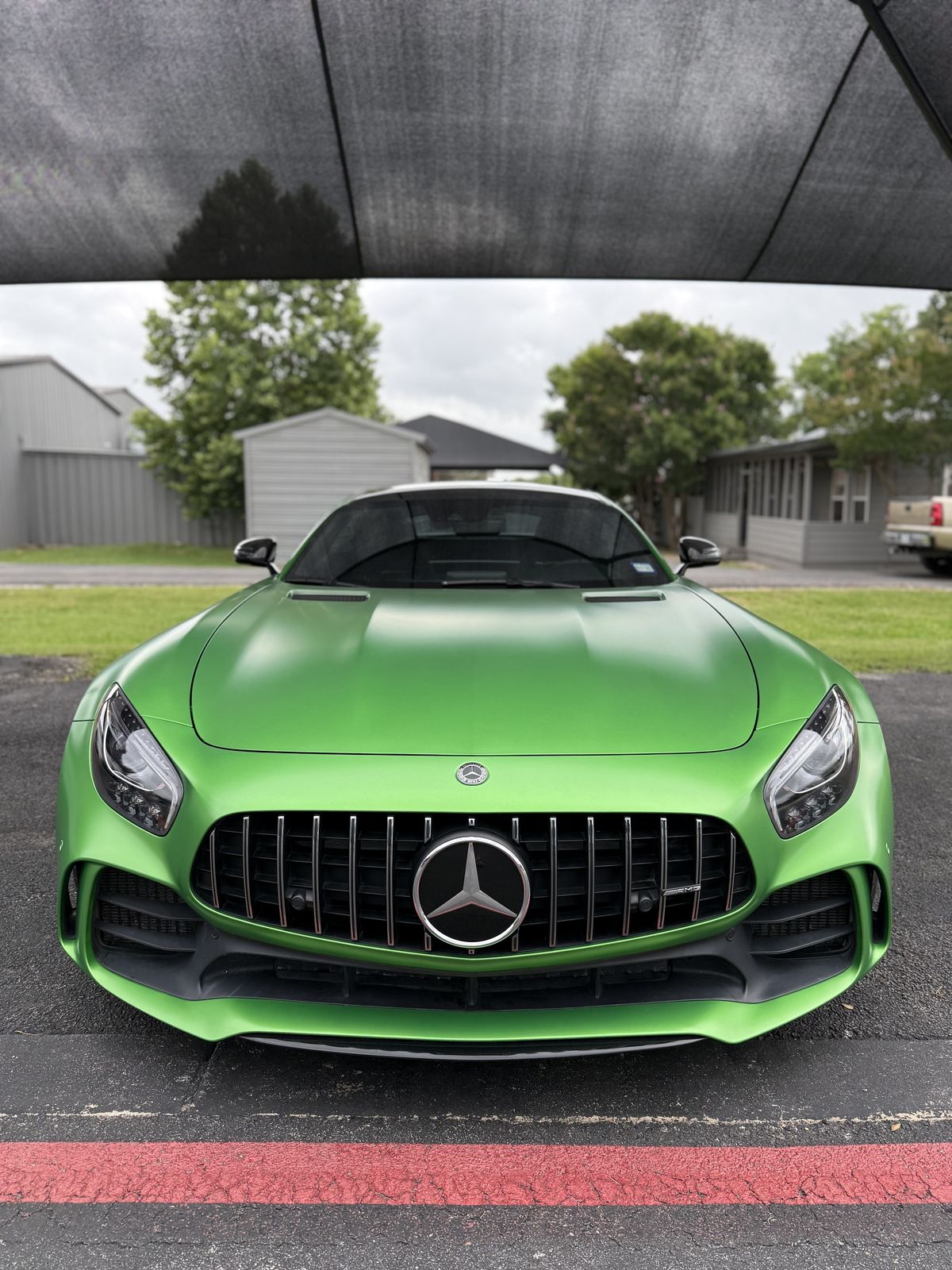 Matte green Mercedes-AMG GT R