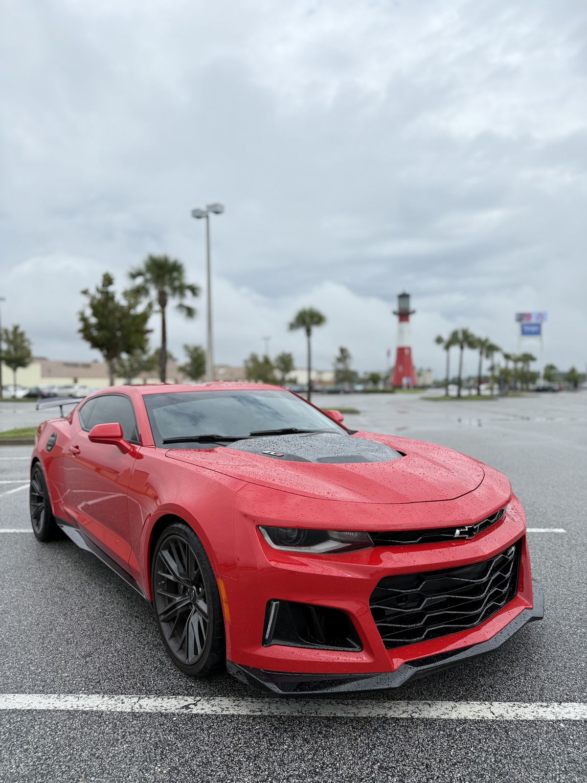Red Chevrolet Camaro ZL1